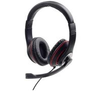 Gembird MHS-03-BKRD CaratteristicheCuffia stereo con braccio microfono mobilePr