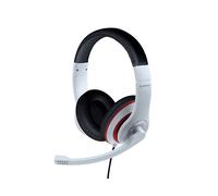 GEMBIRD MHS-03-WTRDBK CUFFIE, Nero, Rosso, Bianco