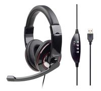 Gembird MHS-U-001 cuffia e auricolare Cablato A Padiglione Musica e Chiamate Nero
