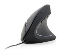 Gembird Mouse ottico ergonomico MUS-ERGO-01 verticale destro 3200 DPI USB Tipo-A Nero