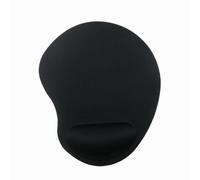MOUSEPAD GEMBIRD Tappetino Mouse Con Supporto Polso Antiscivolo Ergonomico Nero MP-ERGO-01, Black