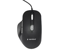 Gembird MUS-6B-02 Mouse ottico LED USB 3600 DPI Nero