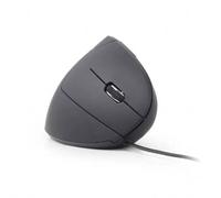 Gembird MUS-ERGO-01 Mouse ergonomico USB Ottico Nero 6 Tasti 1200 dpi, 1600 dp