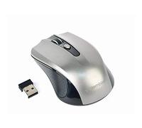 Mouse GEMBIRD MUSW-4B-04-BG, nero-grigio, senza fili, USB nano receiver