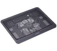 Gembird NBS-1F15-03 Cuscinetto di raffreddamento 38,1 cm (15") 1000 RPM Nero - Base di raffreddamento (38,1 cm (15"), 1 pezzo, 12,5 cm, 1000 giri/min, 20 cfm, 0,55 m)