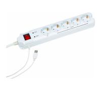 Gembird - Pcw-ms2g - Berspannungsschutz - Wechselstrom 250 V - 5 Ausgangsstecker (pcw-ms-2g)