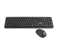gembird Kabelloses Desktop-Set schwarz US-Layout NUOVO