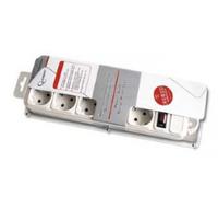 Gembird SPG3-B-6W - 1,8m - 5 prese AC - Bianco - 250V - 16A - Bianco SPG3-B-6W NEW