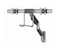 Gembird Ma-wa2-02 Supporto per monitor doppio 17"-32" VESA 100 Max 8Kg Nero