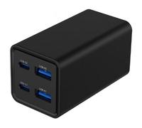 Gembird TA-UC-2A2C-PD65-01-BK Caricatore rapido GaN 4 porte USB-C/USB-A 65 W Nero