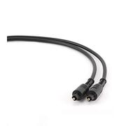 Gembird Toslink, 1m cavo audio Nero