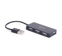 Gembird UHB-U2P4-03 USB 2.0 480Mbit/s Nero Hub di interfaccia UHB-U2P4-03