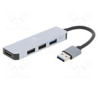 HUB USB GEMBIRD UHB-U3P1U2P3-01 laptop dock/port replicator