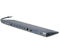 Gembird USB Type-C 9-in-1 Combi Adaptor Space Grey
