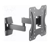 Gembird Wm-42st-01 Supporto da parete per TV 23"-42" VESA Max 20 kg Nero