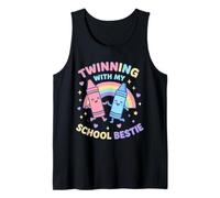 Gemellaggio con la mia Migliore Amica della Scuola Twin Day Canotta