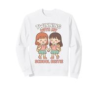 Gemellaggio con la mia Migliore Amica della Scuola Twin Day Felpa