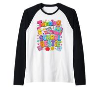 Gemellaggio con la mia Migliore Amica della Scuola Twin Day Maglia con Maniche Raglan