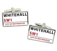 Gemelli A Cuffia Rettangolari Con Insegna Whitehall In Scatola