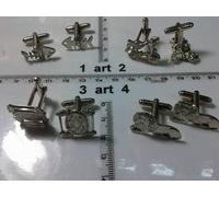 GEMELLI A SCATTO X CAMICIA bellissimi eleganti cufflinks 1 coppia ARTIGIANALI