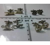 GEMELLI A SCATTO X CAMICIA bellissimi eleganti cufflinks 1 coppia ARTIGIANALI