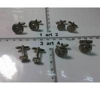 GEMELLI A SCATTO X CAMICIA bellissimi eleganti cufflinks 1 coppia ARTIGIANALI