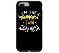 Gemelli abbinabili regali di compleanno divertenti fratelli più giovani gemelli Custodia per iPhone 7 Plus/8 Plus