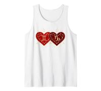 Gemelli Aquarius Love Shirt San Valentino Star Coppie Match Canotta