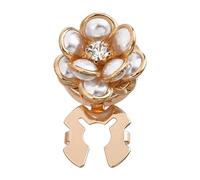 Gemelli artigianali con perle di camelie per regali e personalizza i gemelli da matrimonio, Misura unica, come descritto, come descritto