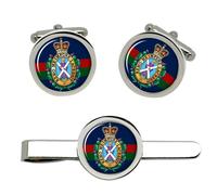 Gemelli Black Watch 42nd Royal Highland Regiment Of Foot E Fermo Cravatta Set