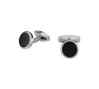 Gemelli BREIL collezione CUFFLINK-CODE in acciaio e onice per uomo