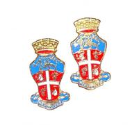 Gemelli Carabinieri Araldica | Smalto Colorato, Design Araldico