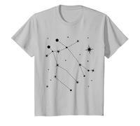 Gemelli Costellazione | Segni zodiacali dello Zodiaco Maglietta, Bambini, Argento, 12 Anni