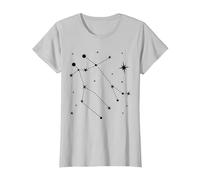 Gemelli Costellazione | Segni zodiacali dello Zodiaco Maglietta, Donna, Argento, 3XL