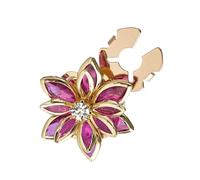 Gemelli da donna, eleganti a forma di , regolabili, per abito da donna, per sposa, moglie, amica, sorella, figlia, per affari, appuntamenti, per viaggi, Consulte la descripción, Metallo, Non è