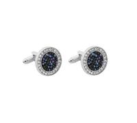 Gemelli Da Uomo 1 Paio Di Gemelli Rotondi Diamante Gemelli Camicia Blazer Francese Da Uomo
