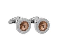 Gemelli Da Uomo 1 Paio Di Gemelli Rotondi Diamante Gemelli Camicia Blazer Francese Da Uomo