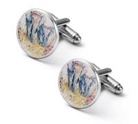 Gemelli da uomo a forma di elefante, perfetti per smoking, set di 2 gemelli, accessori di gioielleria alla moda.