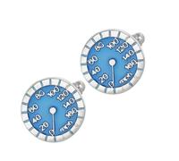 Gemelli da uomo con cronografo con eleganti dettagli di ispirazione francese, tachimetro, gioielli da matrimonio, eleganti gemelli cronometro per gentiluomini