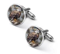 Gemelli da uomo con delfini e arcobaleno, perfetti per lo smoking, set di 2 gemelli, accessori di gioielleria alla moda.
