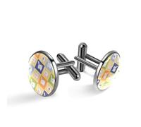 Gemelli da uomo, diversi motivi di umore di coniglio, gemelli classici neri per camicia, matrimonio, lavoro, compleanno, gioielli regalo