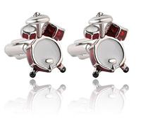 Gemelli da uomo gemelli a fascia tamburi camicia borchie vestito gemelli per uomini d'affari festa di nozze gemelli regalo regalo design professionale