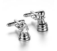 gemelli da uomo, Gemelli for camicie da uomo a forma di scacchi vintage