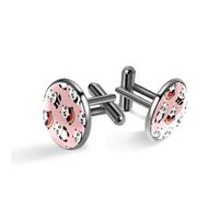 Gemelli da uomo, graziosi panda in varie pose, gemelli da uomo, classici gemelli neri per camicia, matrimonio, lavoro, compleanno, gioielli regalo