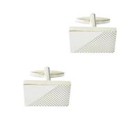 Gemelli da uomo in acciaio inossidabile, set di 5 forme geometriche, accessori per camicie eleganti multi-design,Colore 11,Taglia unica