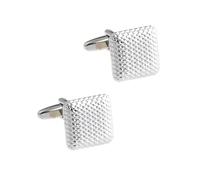 Gemelli da uomo in acciaio inossidabile, set di 5 forme geometriche, accessori per camicie eleganti multi-design,Colore 8,Taglia unica