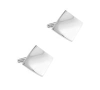 Gemelli da uomo in acciaio inossidabile, set di 5 forme geometriche, accessori per camicie eleganti multi-design,Colore 3,Taglia unica