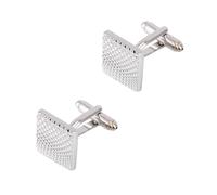 Gemelli da uomo in acciaio inossidabile, set di 5 forme geometriche, accessori per camicie eleganti multi-design,Colore 17,Taglia unica