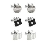 Gemelli da uomo personalizzati in 3 modelli, classici gemelli da uomo, come regalo per matrimonio, lavoro, laurea, festa di ballo