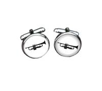 Gemelli da uomo, regalo aziendale con note di strumento musicale, gemelli da uomo, gemelli per camicia da smoking, gemelli classici per testimoni dello sposo, gemelli da matrimonio per padre, marito